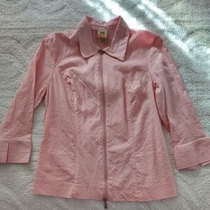 Women's Pink Zip-Up Jacket